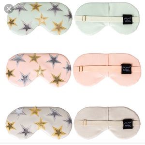 Free People Understated Leather Eye Mask- Gray